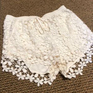 Abercrombie Lace Shorts